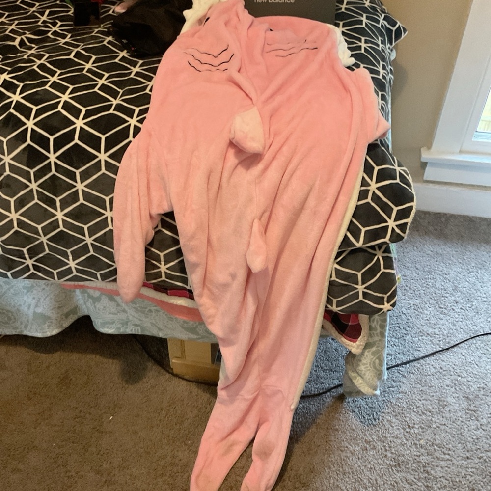 Pink Shark Onesie